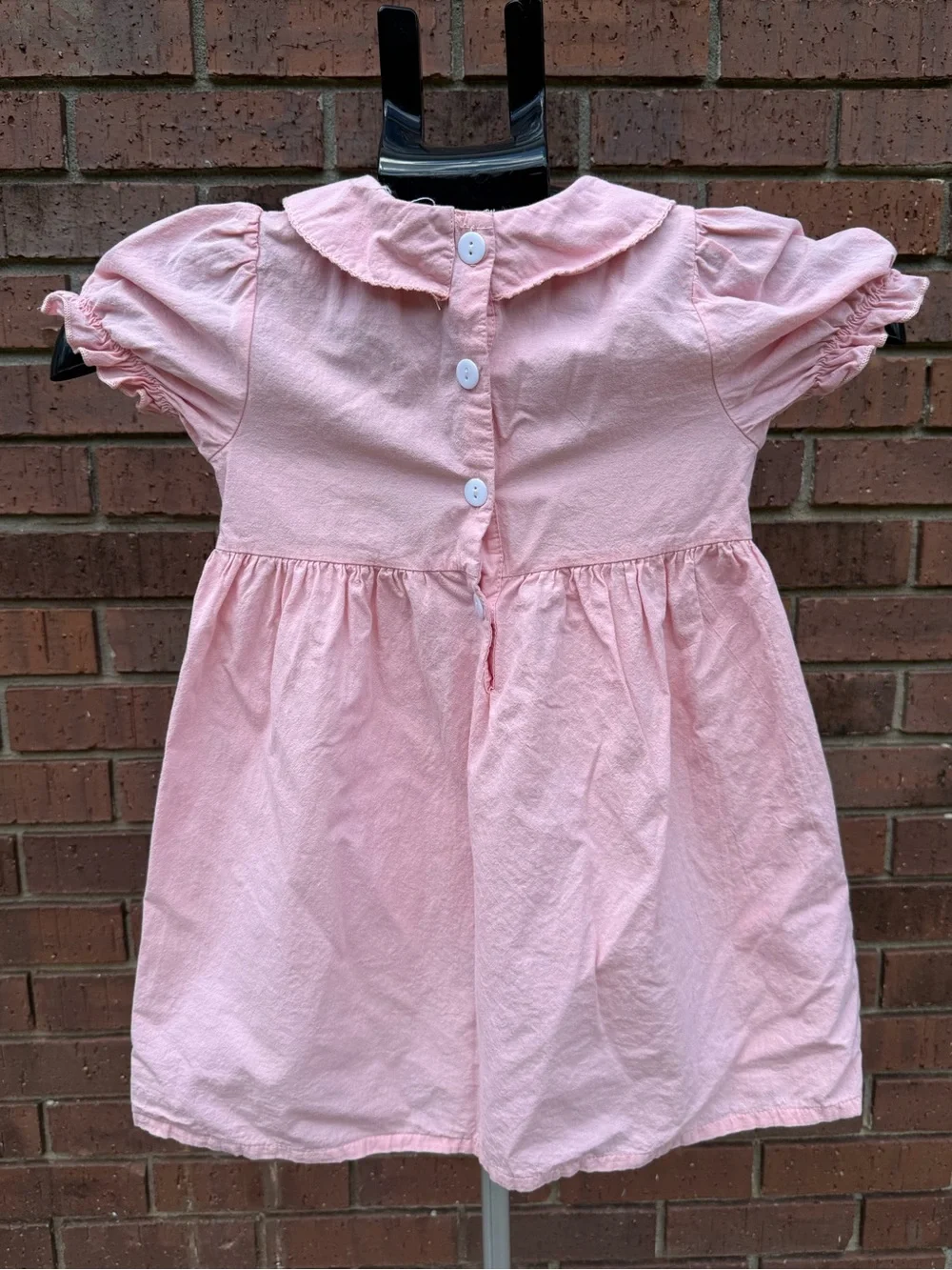 Marie Nicole Easter Smocked Dress Pink Bunny Rabbit Toddler Size Large 4T Spring